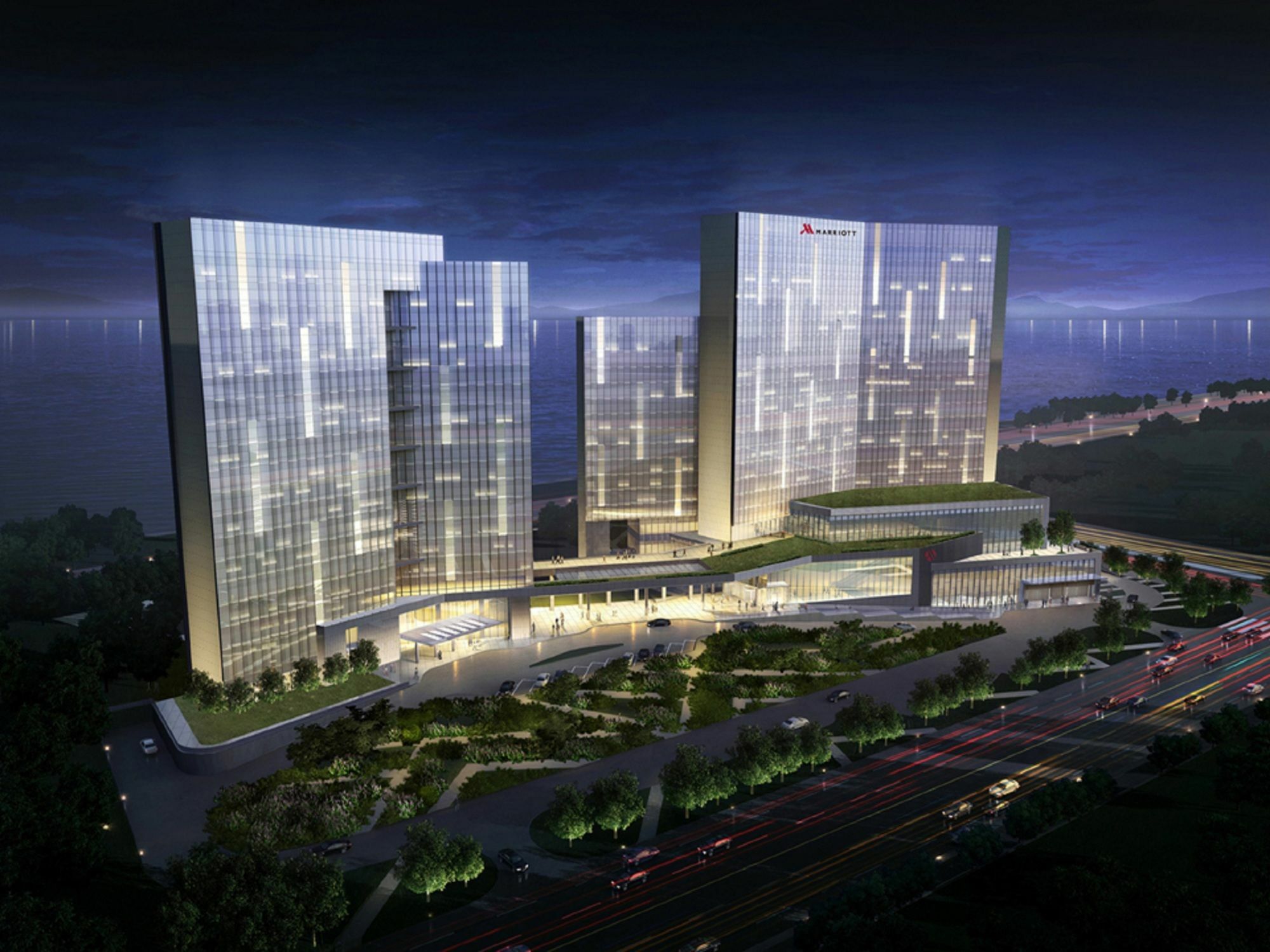 Hangzhou Marriott Hotel Qianjiang Extérieur photo